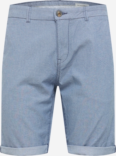 TOM TAILOR DENIM Shorts in rauchblau / taubenblau / weiß, Produktansicht