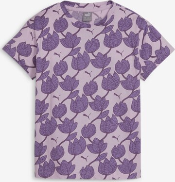 T-Shirt 'Ess+' PUMA en violet : devant