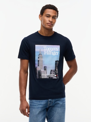 TOMMY HILFIGER T-Shirt in Blau: Vorderseite