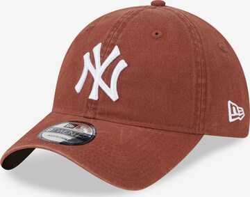 Cappello da baseball di NEW ERA in marrone: frontale