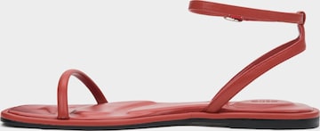 Estro Sandaal '5039-2' in Rood: voorkant