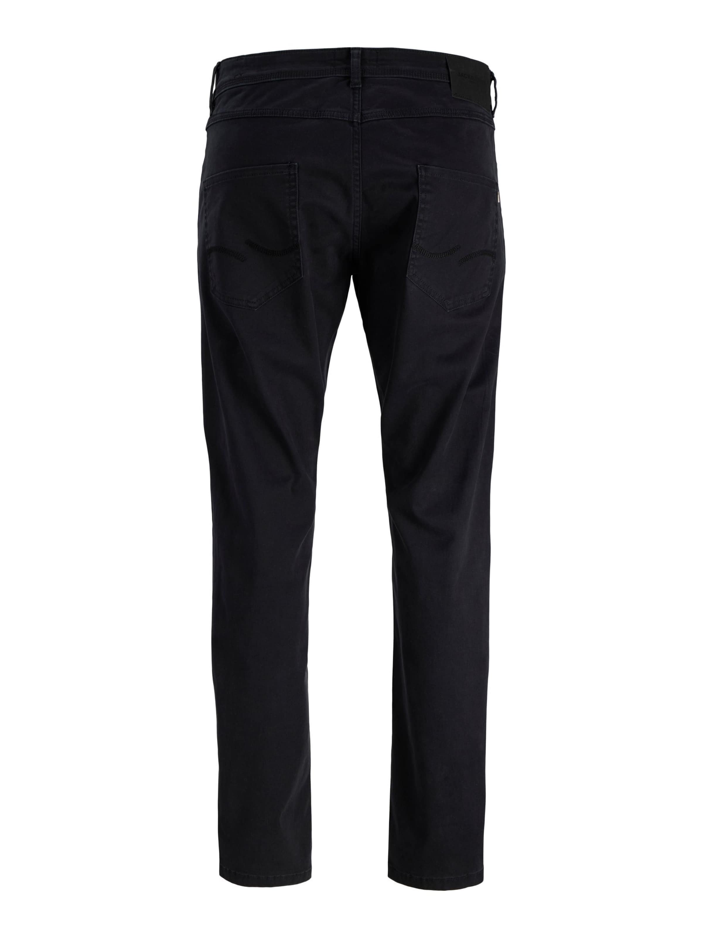 JACK & JONES Loosefit Jeans i sort