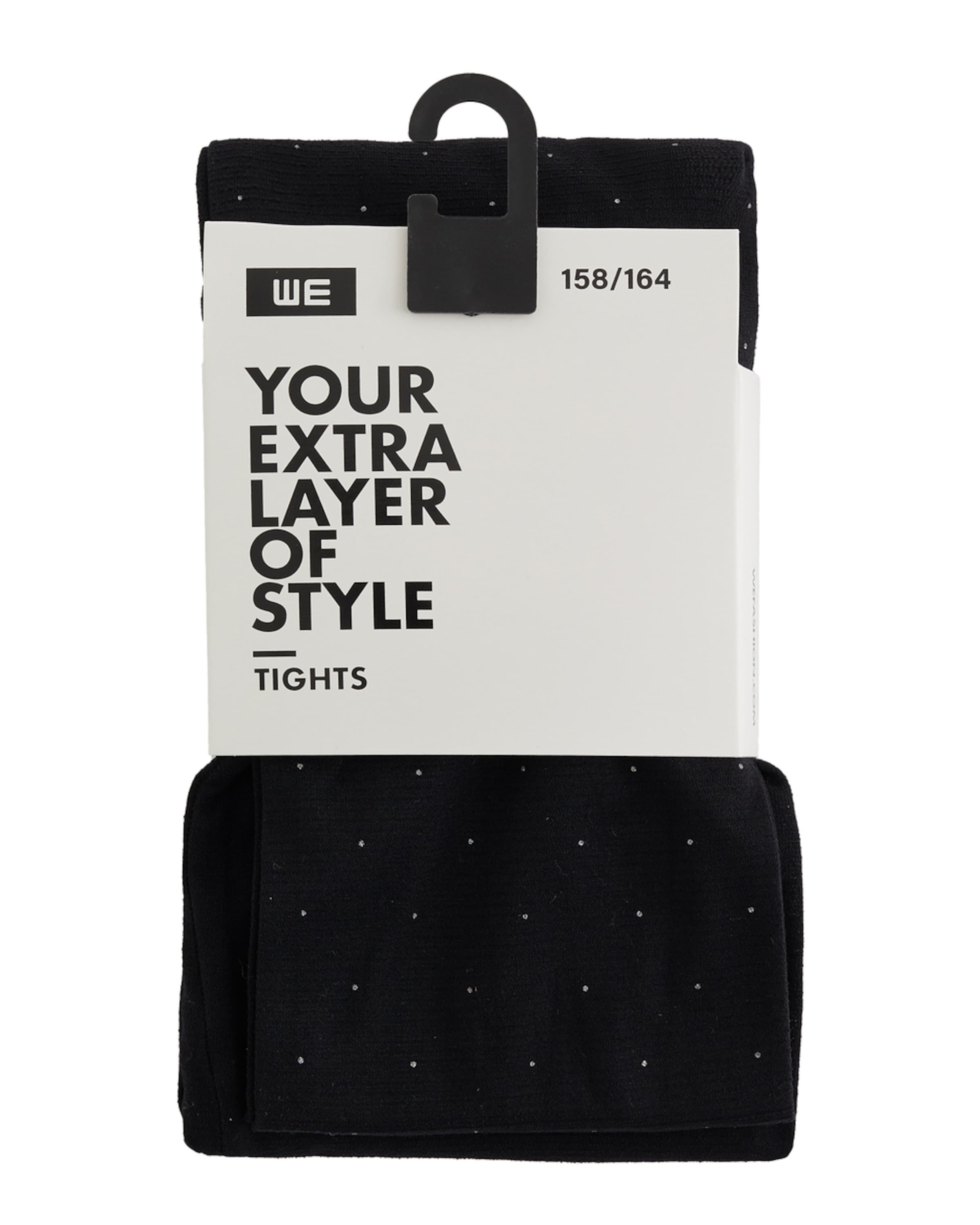 WE Fashion Strumpfhose in Schwarz