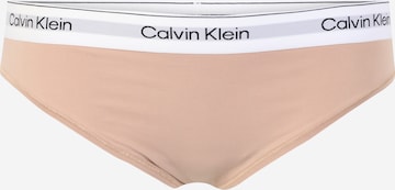 Calvin Klein Underwear Plus Slip in Beige: voorkant