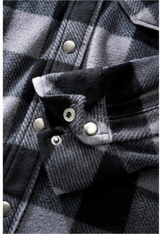 Brandit Regular fit Button Up Shirt 'Jeff' in Black