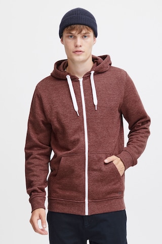 !Solid Zip-Up Hoodie 'Olli' in Red: front