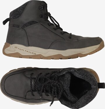 TOM TAILOR Stiefel 43 in Grau: Vorderseite