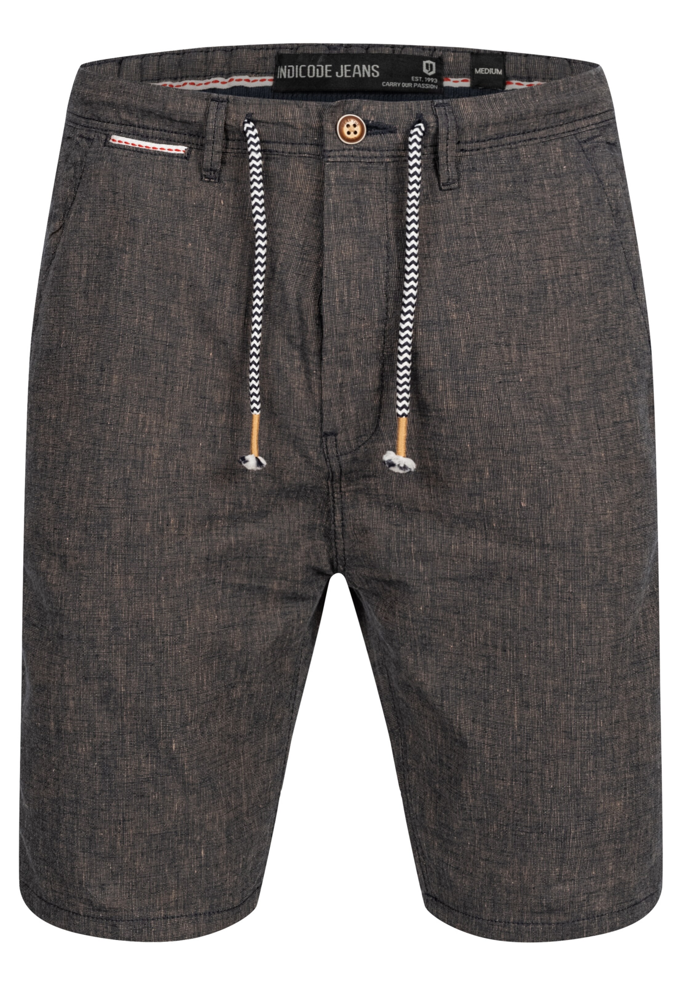 INDICODE JEANS Hose 'Alonso' in Grau: Vorderseite