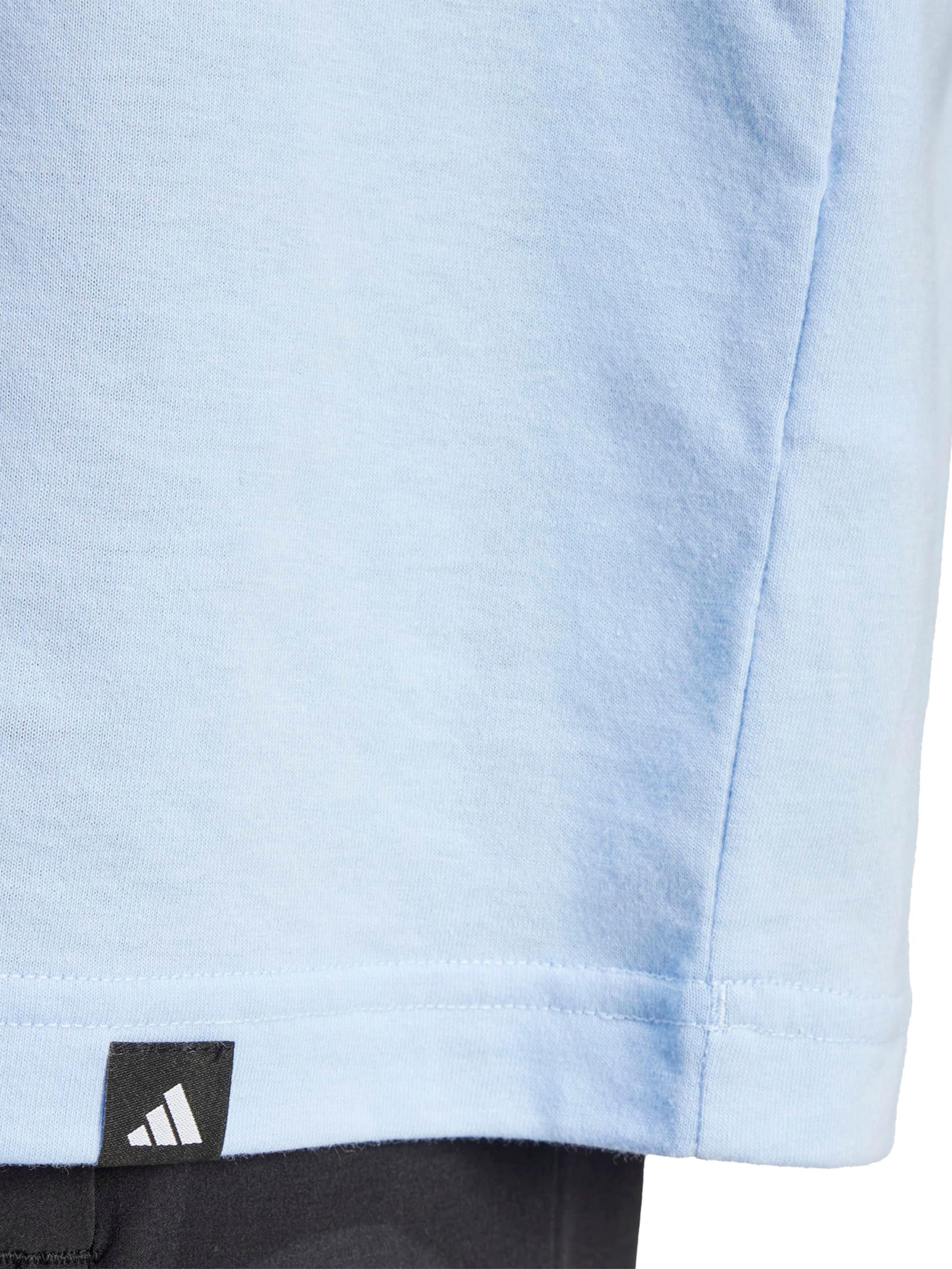 ADIDAS PERFORMANCE Функциональная футболка 'GFX Glob Q3' в Синий