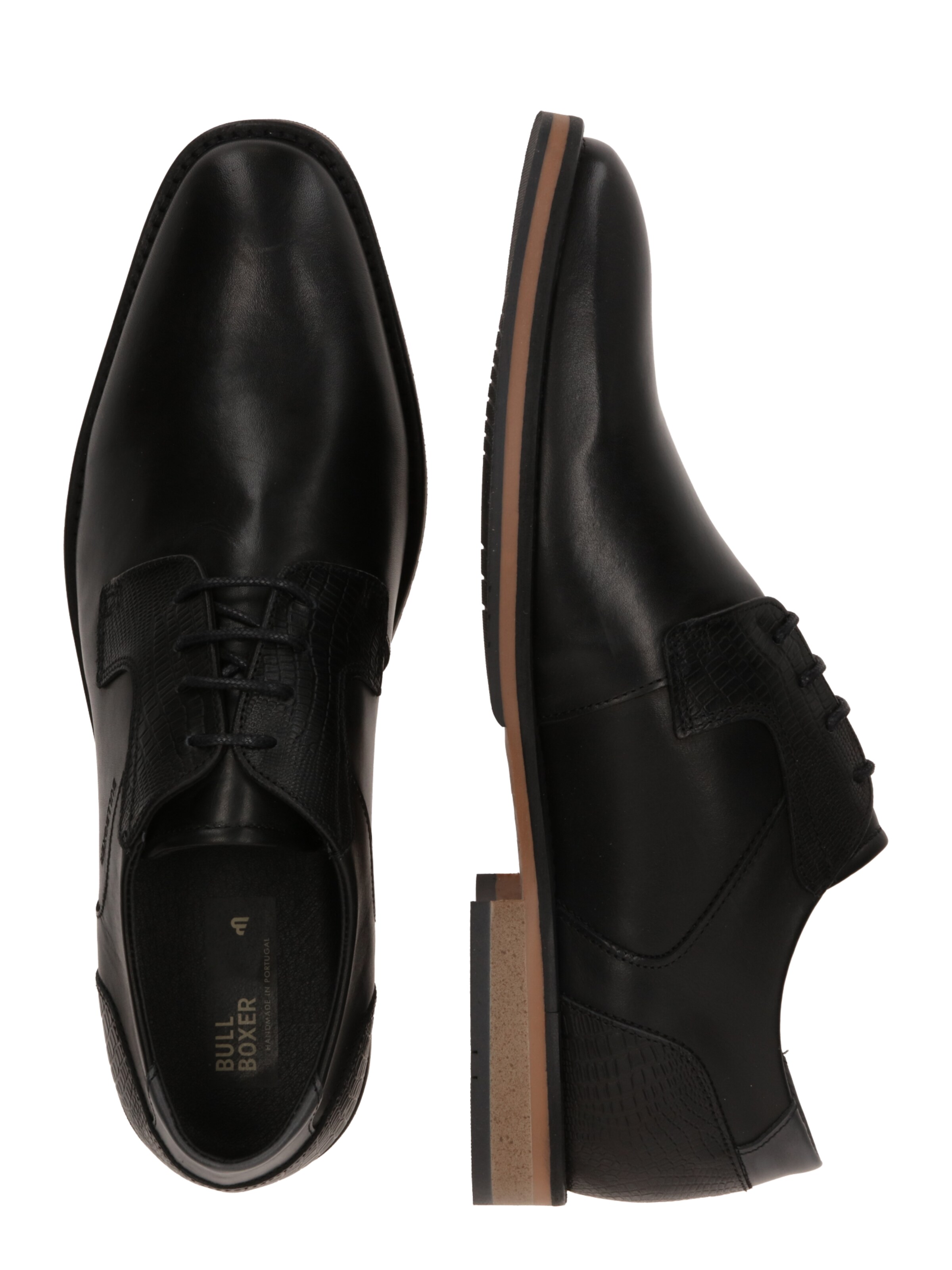 BULLBOXER Snøresko i sort