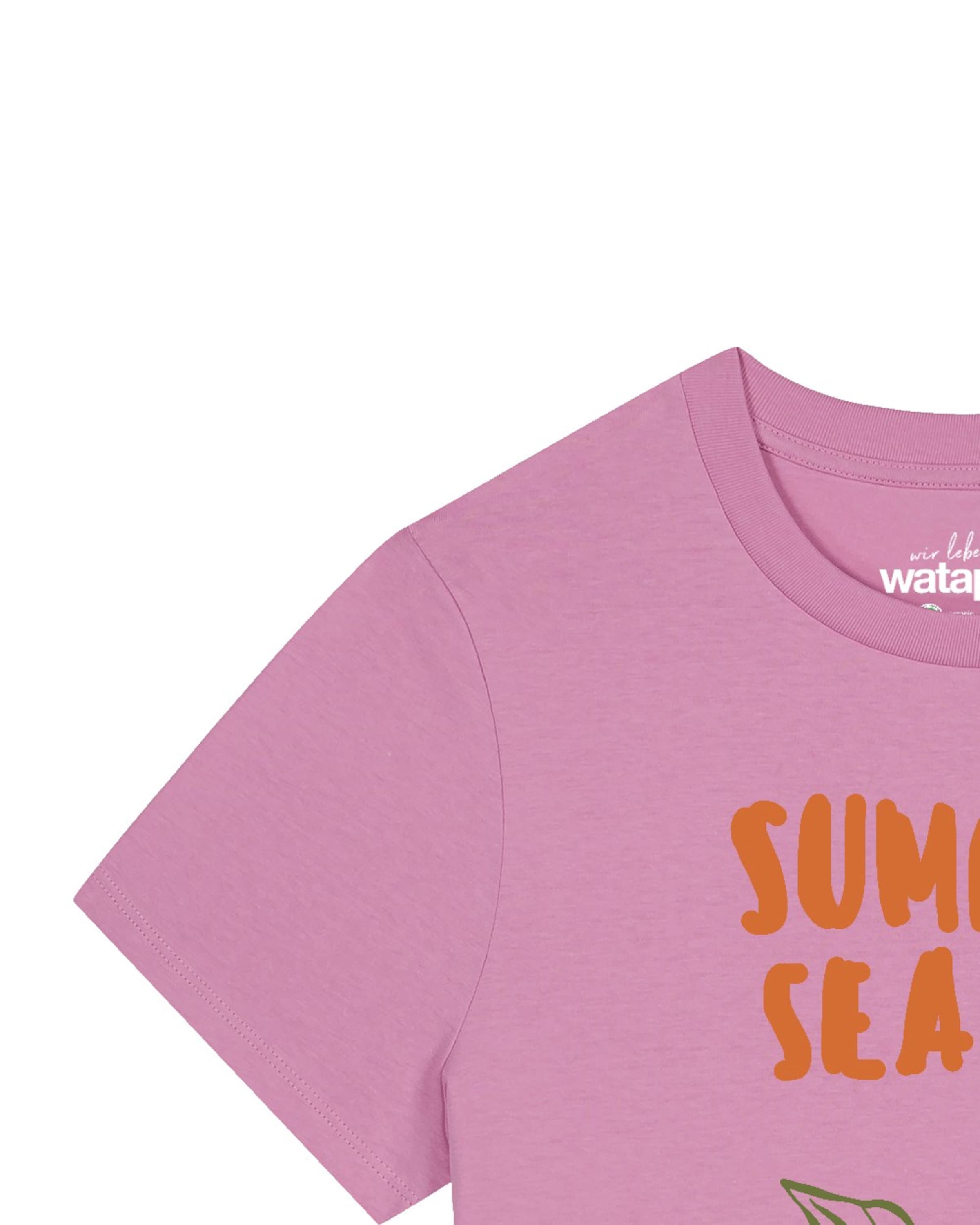 T-shirt 'Summer Season' Watapparel en rose