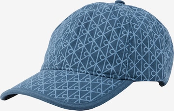 Casquette Calvin Klein en bleu : devant