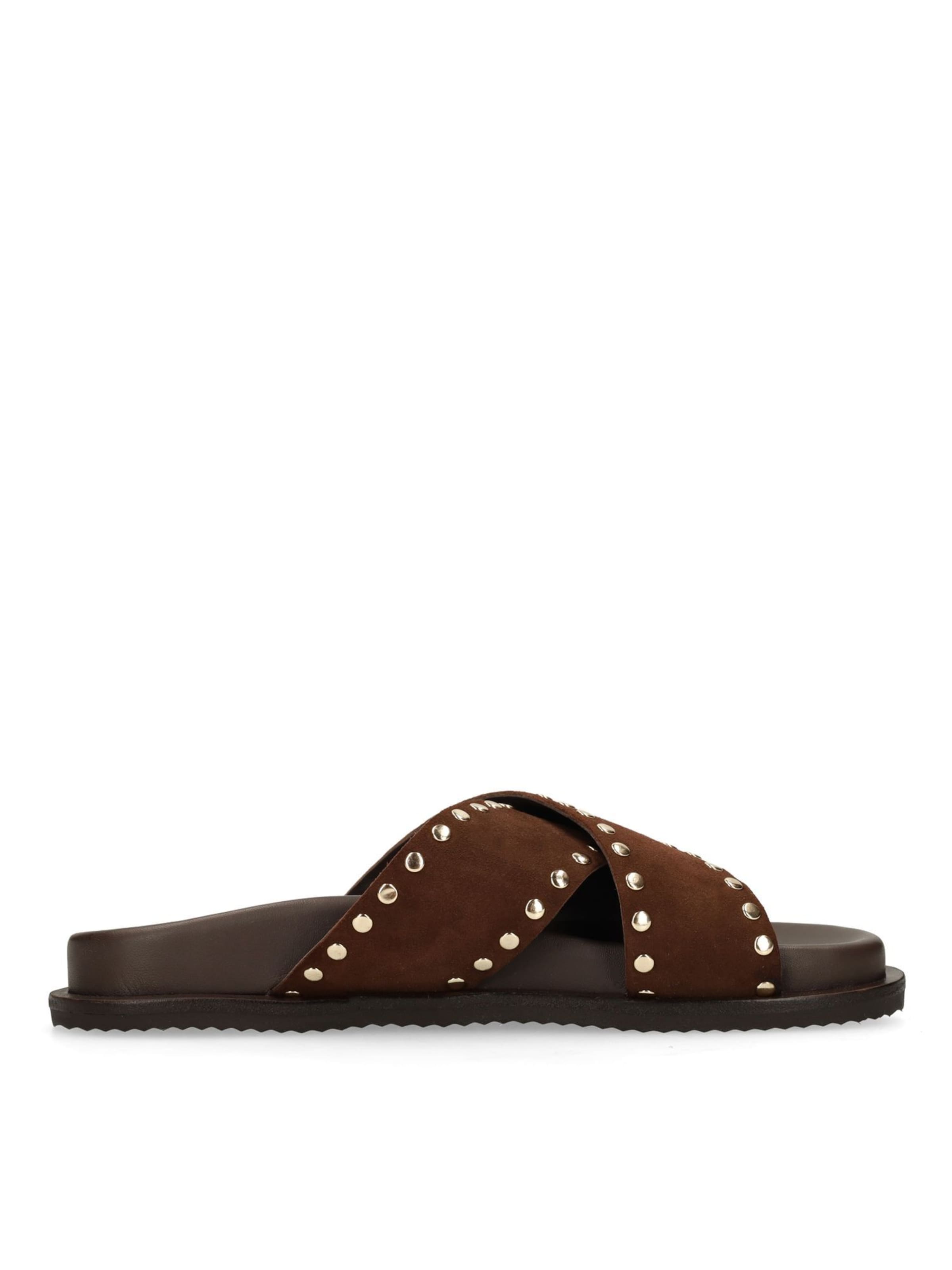 SACHA Mules in Brown