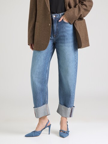 BOSS Baggy Džíny – modrá: přední strana