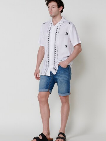 KOROSHI Regular fit Ing - fehér