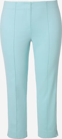 Ulla Popken Broek in Blauw: voorkant