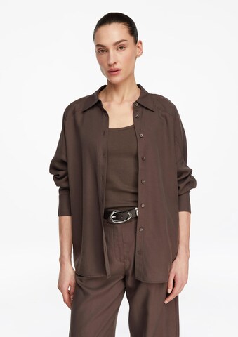 COMMA Blouse in Brown: front