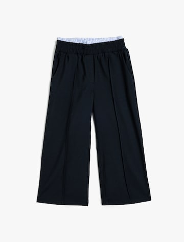 Koton Wide leg Broek in Blauw: voorkant