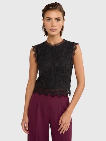 APART Top in Black: front