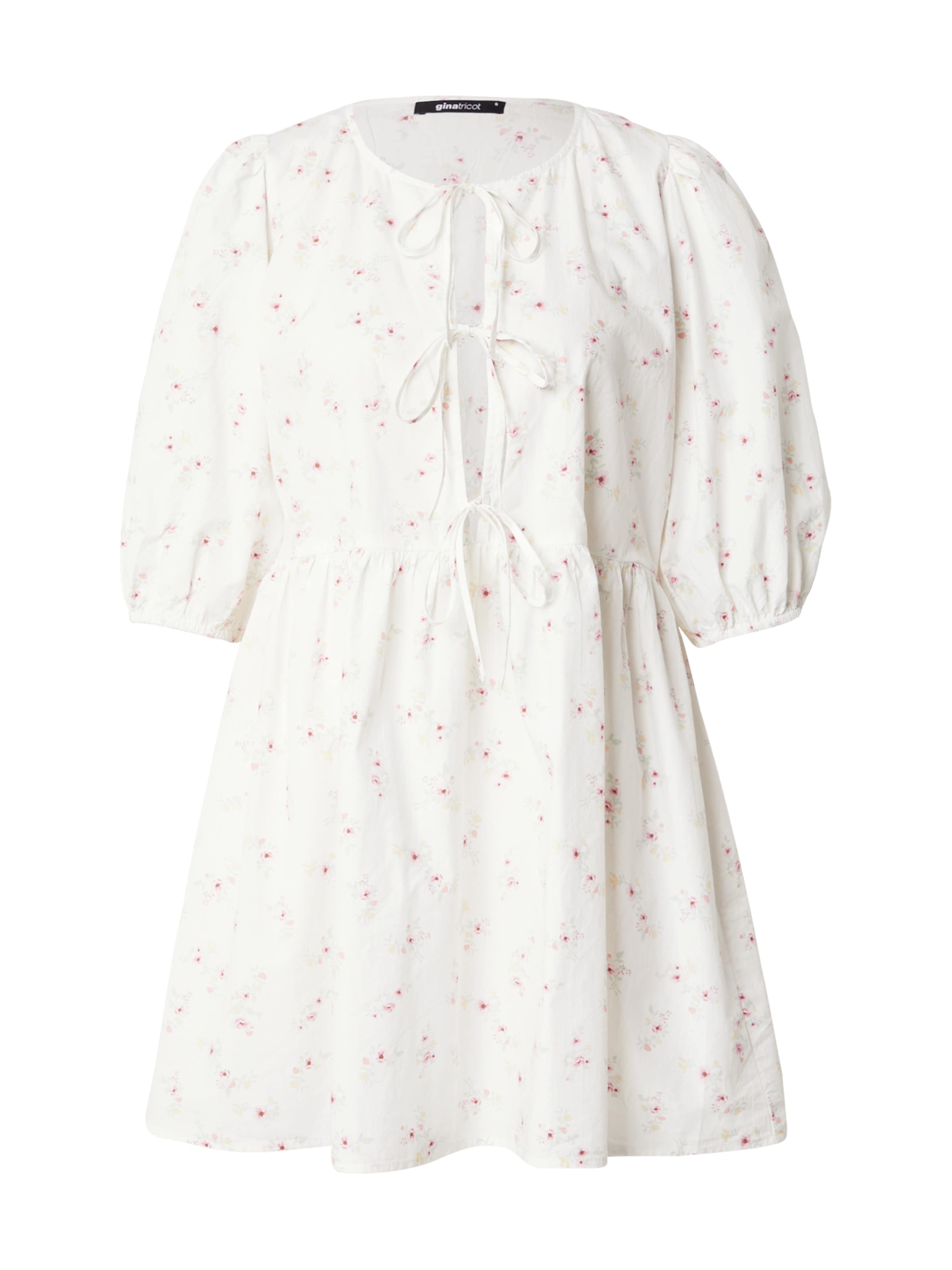 Gina Tricot Φόρεμα σε λευκό: μπροστά