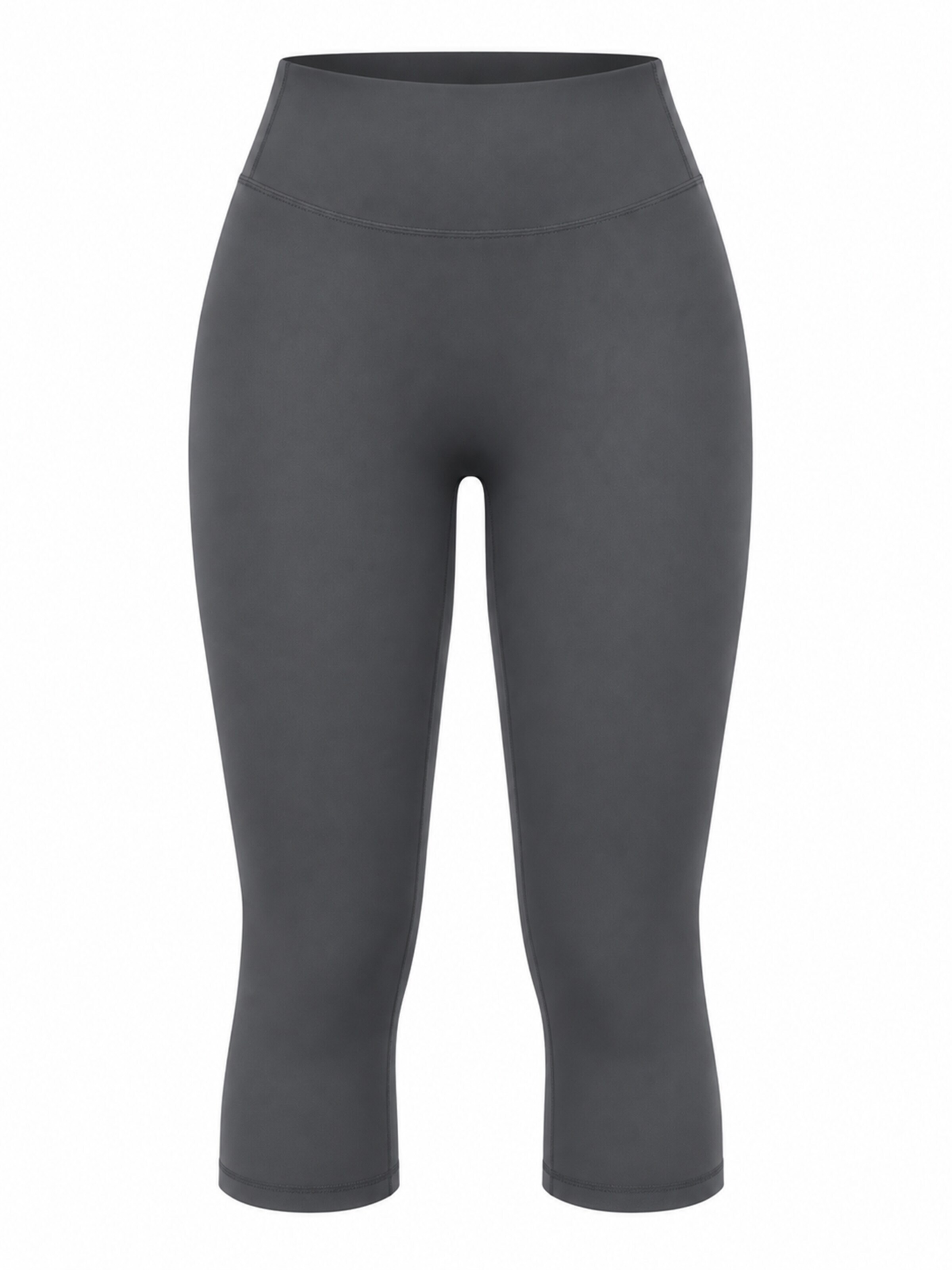 ZAAYO Slimfit Sporthose 'Women's Capri Leggings'‌ in Grau: Vorderseite