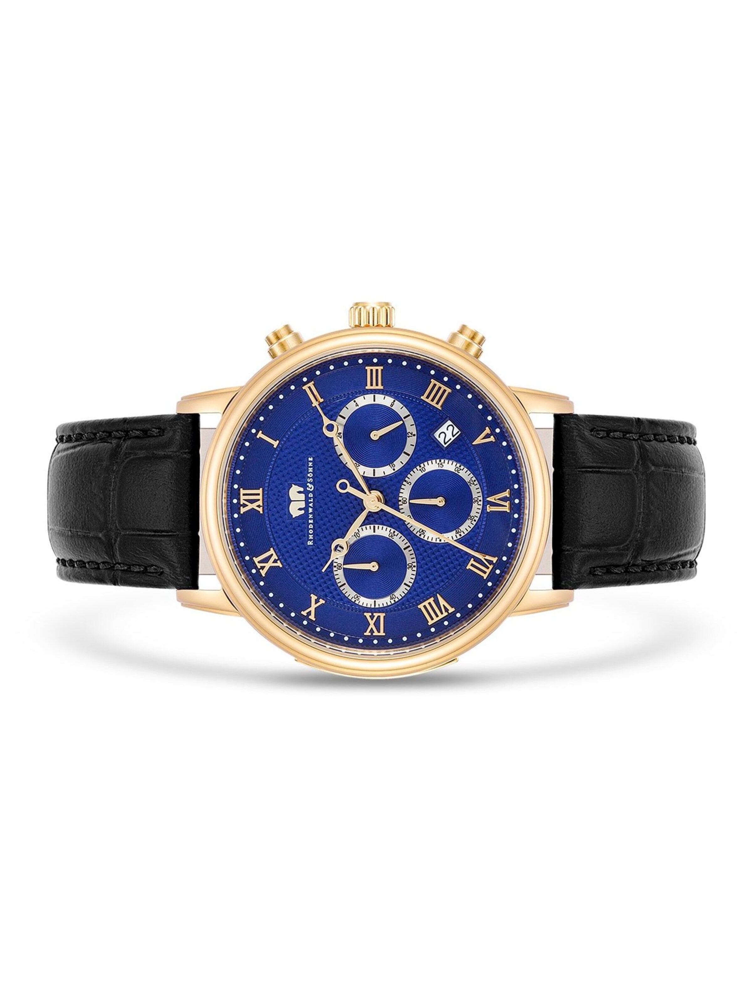 Rhodenwald & Söhne Analoguhr in Schwarz