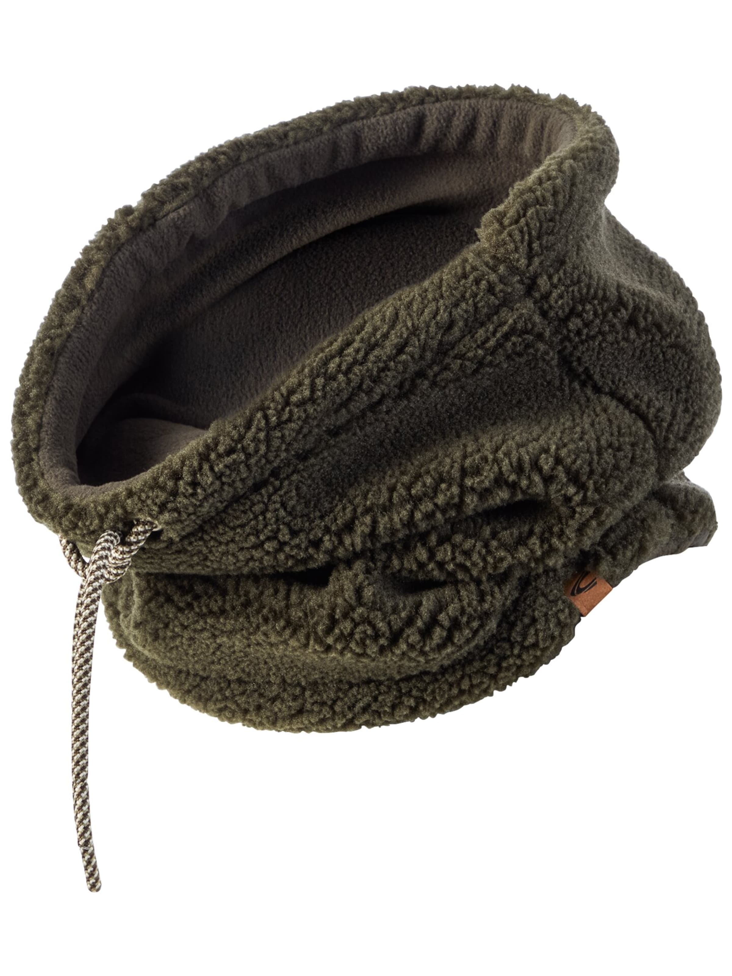 CAMEL ACTIVE Tunnelschal aus weichem Polyester in Grün: Vorderseite