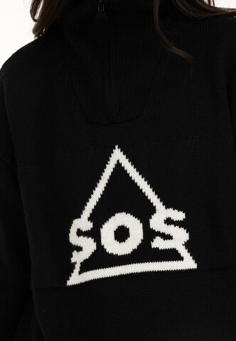 Pull-over 'Tignes' SOS en noir