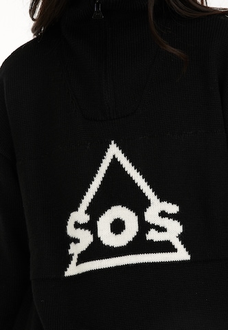 SOS Sweater 'Tignes' in Black