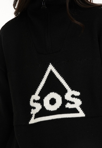 SOS Pullover 'Tignes' i sort