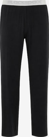 Pantalon de pyjama Blackspade en noir : devant