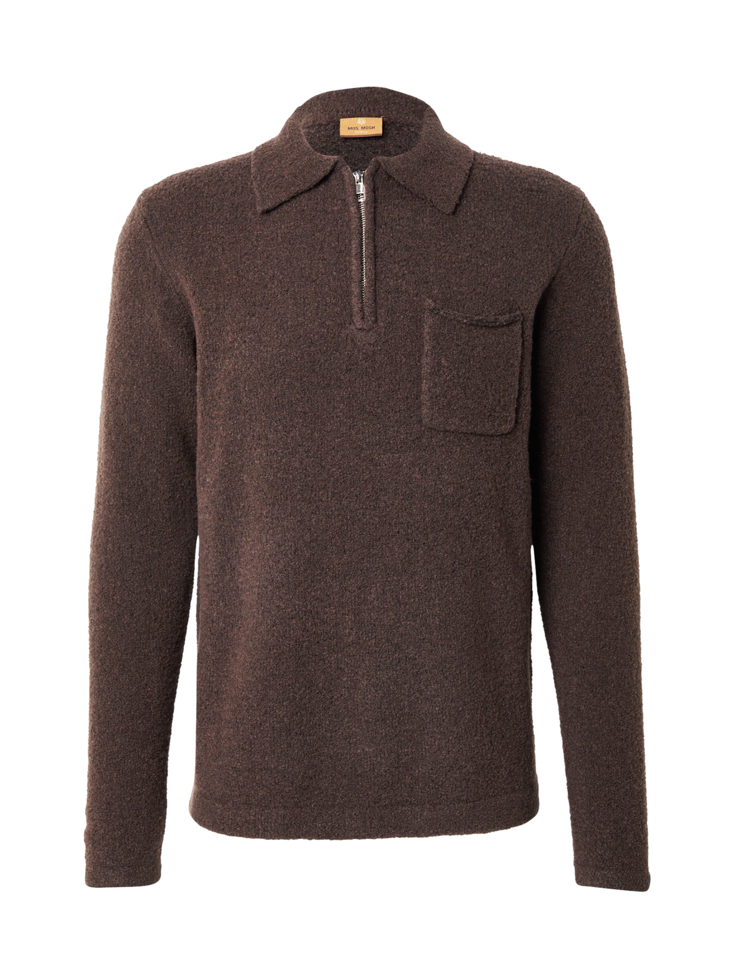 MOS MOSH Sweater 'MMGRyan' in Brown: front