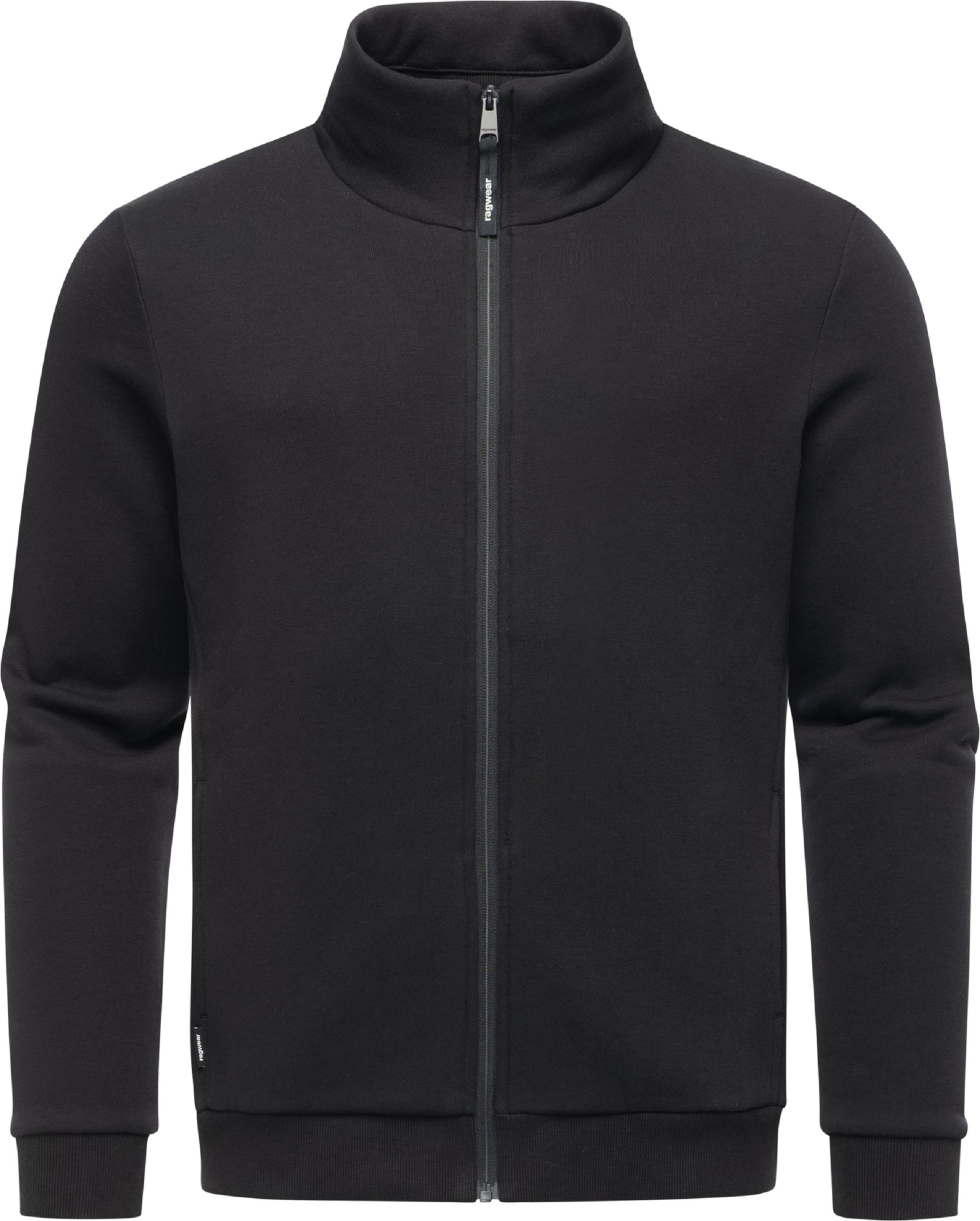 Ragwear Sweatjacke 'Jettrys' in Schwarz: Vorderseite