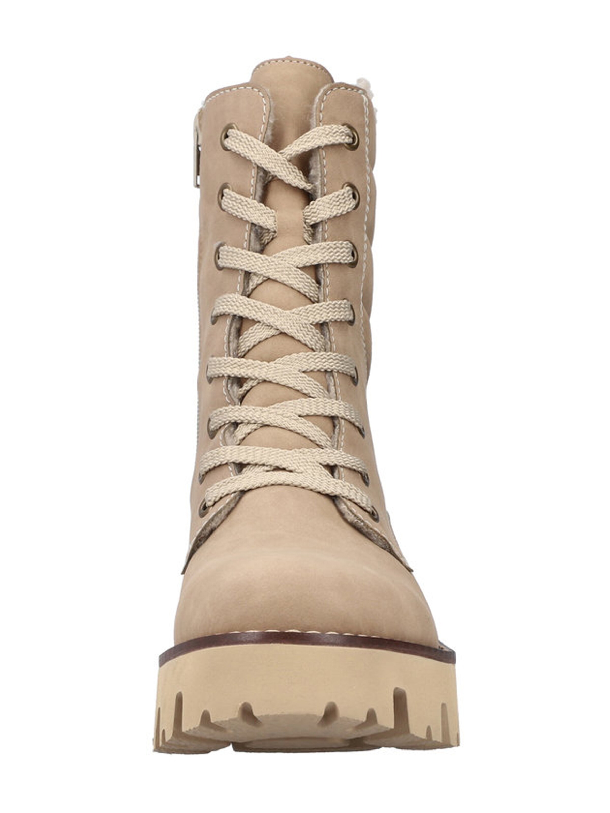 Rieker Fűzős rövid szárú csizmák - bézs