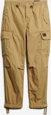 Superdry Loose fit Cargo Pants in Beige: front