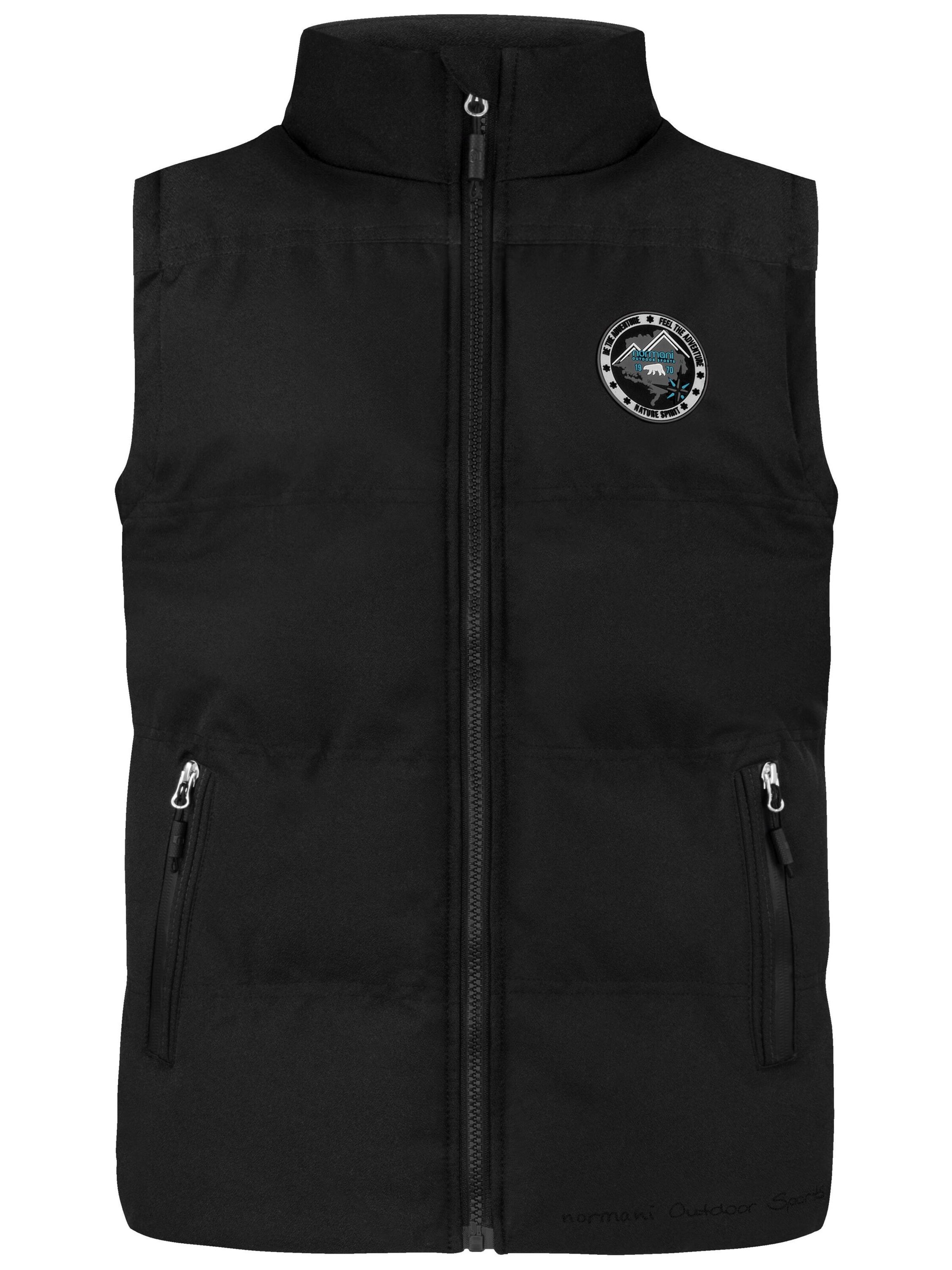 Gilet de sport 'Skien' normani en noir