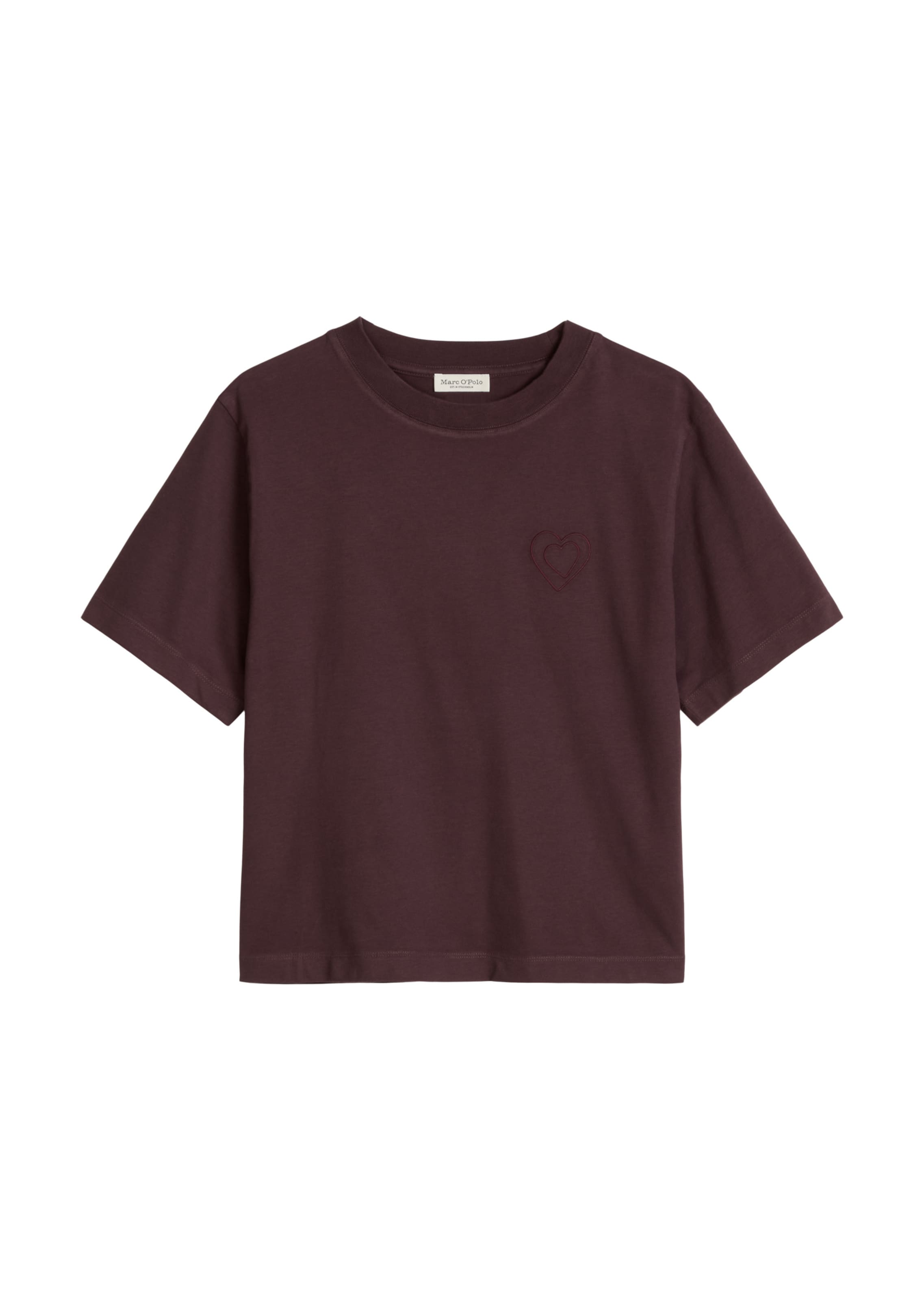 T-shirt Marc O'Polo en violet : devant