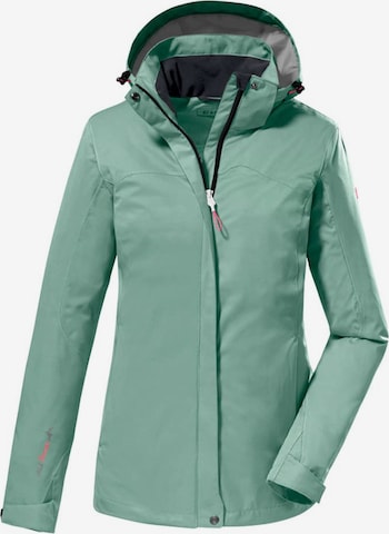 KILLTEC Outdoor Jacket 'KOS 133' in Green: front