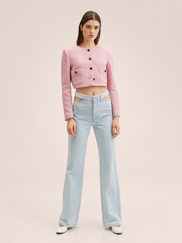 MANGO Wide Leg Jeans in Blau