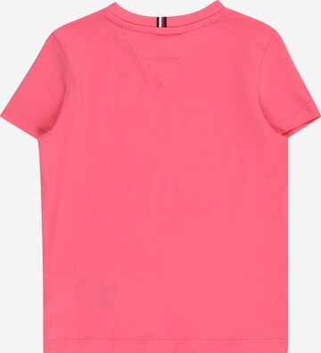 TOMMY HILFIGER T-shirt 'ESSENTIAL' i rosa