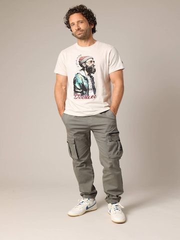 T-Shirt 'Hipster' Deeluxe en blanc