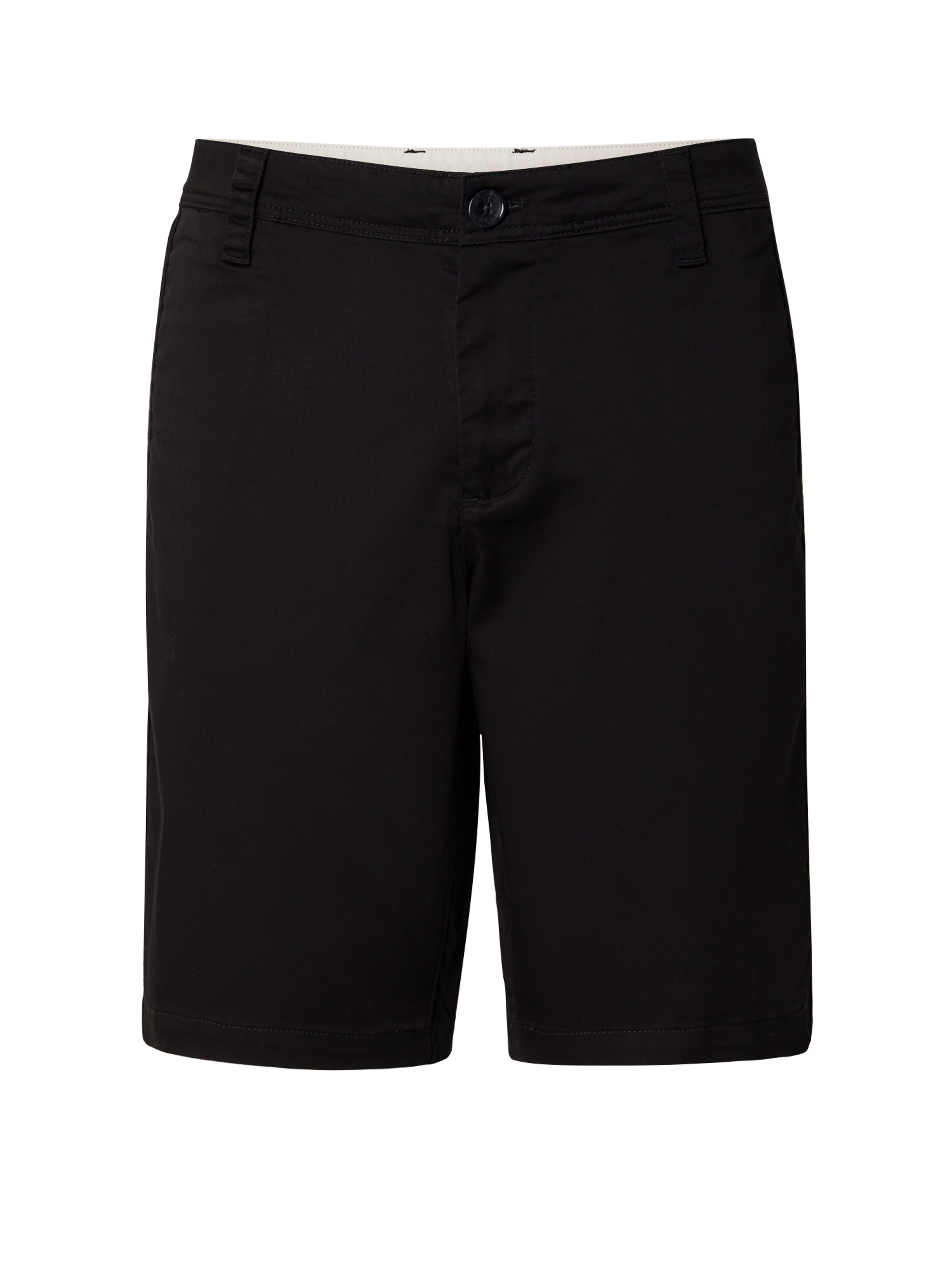 ARMANI EXCHANGE Regular Панталон Chino в черно: отпред