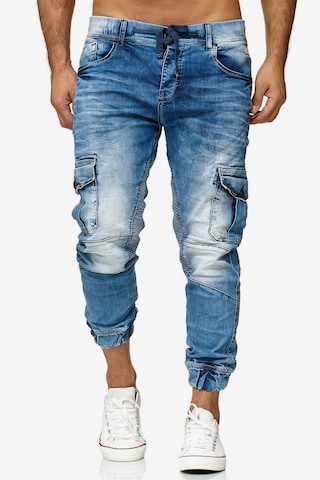 Redbridge Tapered Jeans in Blauw: voorkant