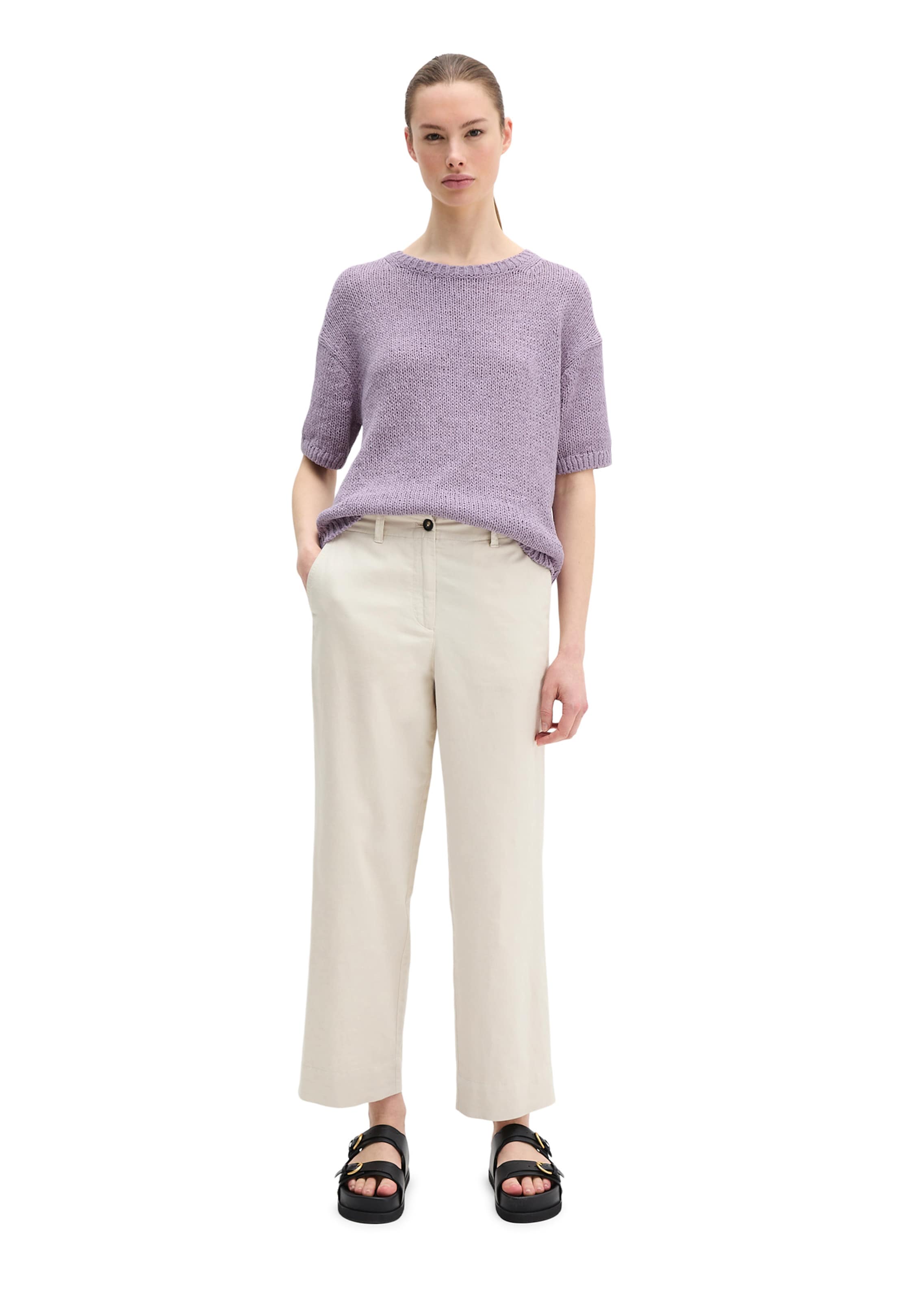 Loosefit Pantalon chino 'Lande' Marc O'Polo en gris