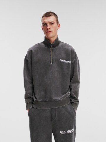 Karl Lagerfeld Sweatshirt 'Rue St-Guillaume' in Grey: front