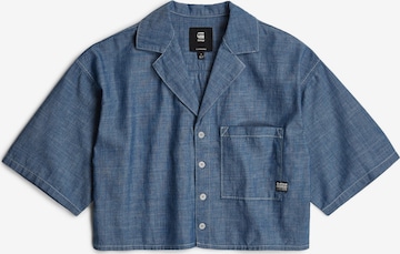 G-Star RAW Blouse in Blauw: voorkant