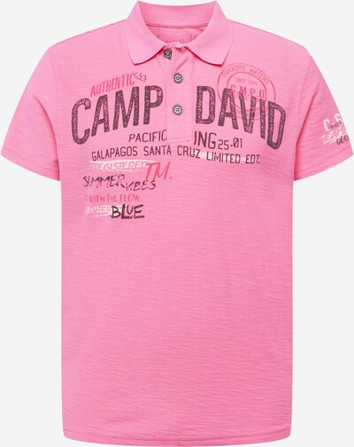 CAMP DAVID Shirt in Anthracite / Magenta / mottled pink / Off white, Item view