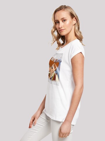 F4NT4STIC Shirt 'Disney Winnie The Pooh Christopher Robin Montage' in White
