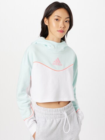 ADIDAS SPORTSWEAR Athletic Sweatshirt in White: front