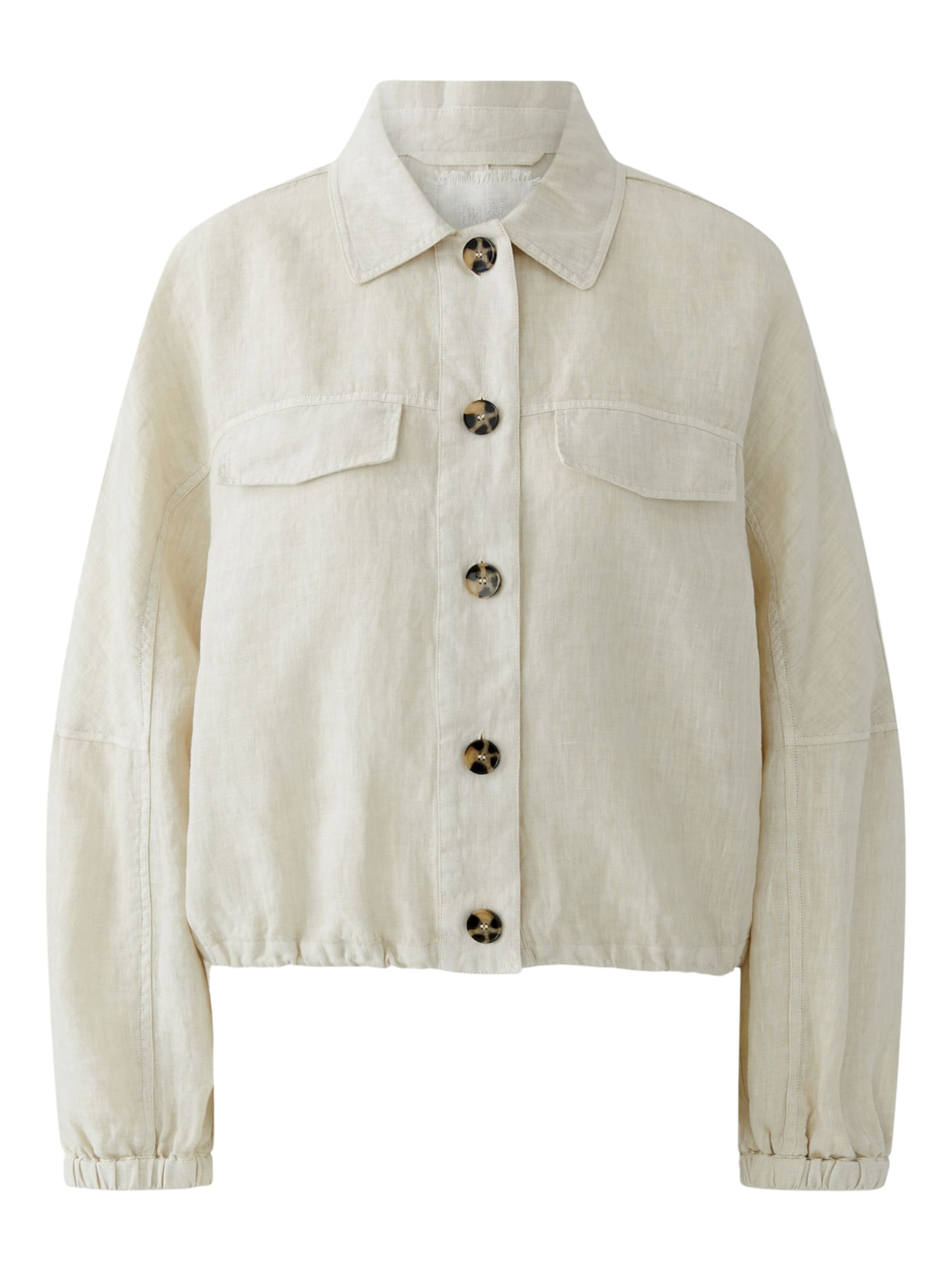 OUI Between-Season Jacket in Beige: front